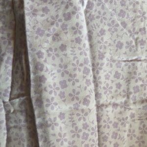 Purple and white sheet set